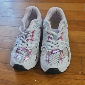 New Balance Kids' Sneakers in White and Pink